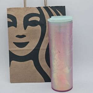 Starbucks soft touch iridescence siren Tumbler 16 oz